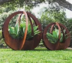 Corten Steel Customized Raised Garden Bed Outdoor Home Vegetable Flower Planter Edge Pot Planters