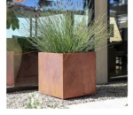 Corten Steel Customized Raised Garden Bed Outdoor Home Vegetable Flower Planter Edge Pot Planters