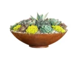 Hanging Wall Outdoor Laser Cut Corten Steel Decorative Flower Pot