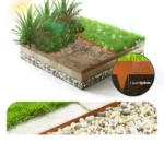 Corten Steel Retaining Plate Outdoor Garden Bed Edging Flower