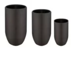Green and Black Chinese Style Fiberglass Planter Garden Home Flower Pot for Indoor and Outdoor Use