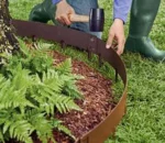 Metal Lawn CORTEN Steel Folded Garden Edging