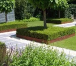 Metal Lawn CORTEN Steel Folded Garden Edging
