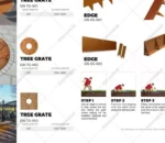 Metal Bendable Grass Border Customized Size Corrosion-resistant Corten Steel Garden Lawn Edging for Landscape