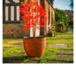 Wholesale Corten Steel Corrosion Resistant Customizable Size & Color Outdoor Garden Home Large Flower Pots