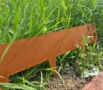 Corten Steel Garden Edging-Eco-Friendly Outdoor Planter & Plant Liner with Traditional/Modern Style