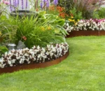 Corten Steel Garden Edging-Eco-Friendly Outdoor Planter & Plant Liner with Traditional/Modern Style