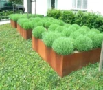 Corten Steel Garden Edging Corten Steel Plant Wall Custom Metal Lawn Corten Steel Garden Edging