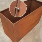 Customized Large Plant Pot Outdoor Metal Planting Box Big Garden Flower Pots Corten Steel Planter