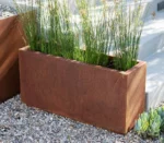 Customized Large Plant Pot Outdoor Metal Planting Box Big Garden Flower Pots Corten Steel Planter