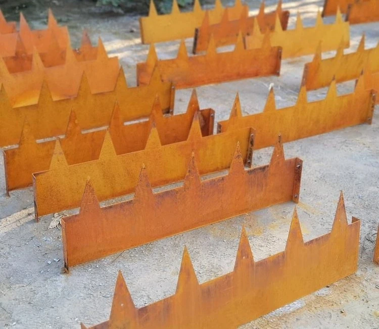 Corten Steel Raised Bed Garden Edge Flower Beds