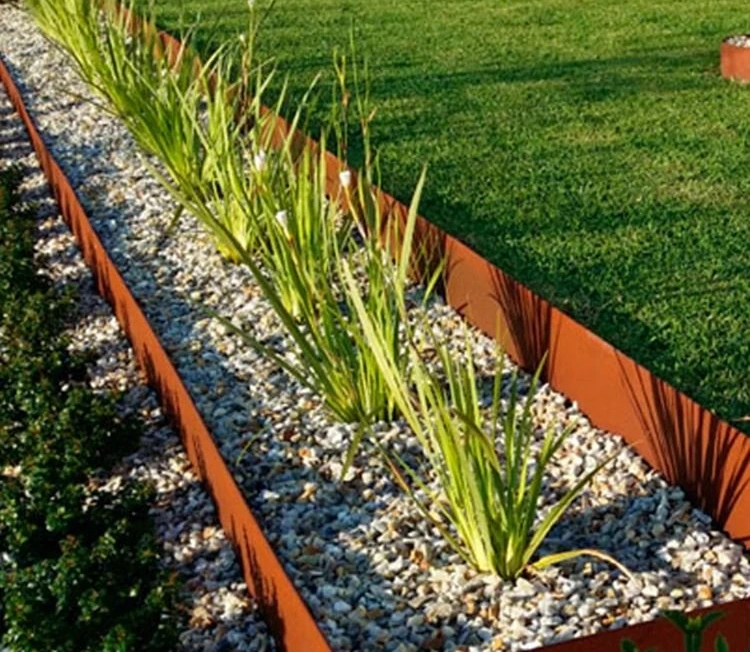 Corten Steel Raised Bed Garden Edge Flower Beds
