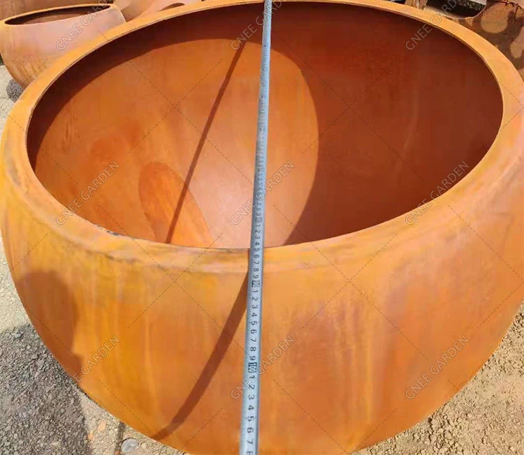 Corten Steel Planter Flower Pot Rusted Planters Corten Steel Planter