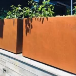 Outdoor Planters Corten Steel Large Flower Pots Corten Pot