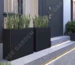 Planters Steel Outdoor Box Corten Steel Cube Planter