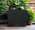 Planters Steel Outdoor Box Corten Steel Cube Planter