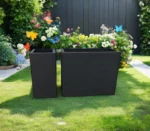 Planters Steel Outdoor Box Corten Steel Cube Planter