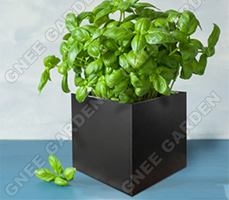 Steel Sheet Metal Planters Box Large Outdoor Steel Flower Pots Planters Outdoor