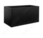 Metal Planter Rust Flower Pot Outdoor Garden Long Plant Flower Box