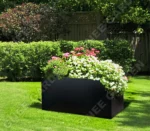 Customized Metal Planters Large Outdoor Planter Garden Corten Steel Sheet Rectangular Planter Box