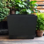 Steel Sheet Metal Planter Boxes Galvanized Steel Flower Pot Set Metal Planters Outdoor