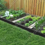 Garden Landscape Eco-Friendly Corten Steel Galvanized Edging with Planter & Plant Liner Custom Dimensions Outdoor Lawn Border