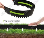 Galvanized Steel Raised Garden Bed Flower Planter Lawn Edge Folding Corten Bed Edging Garden Ornaments