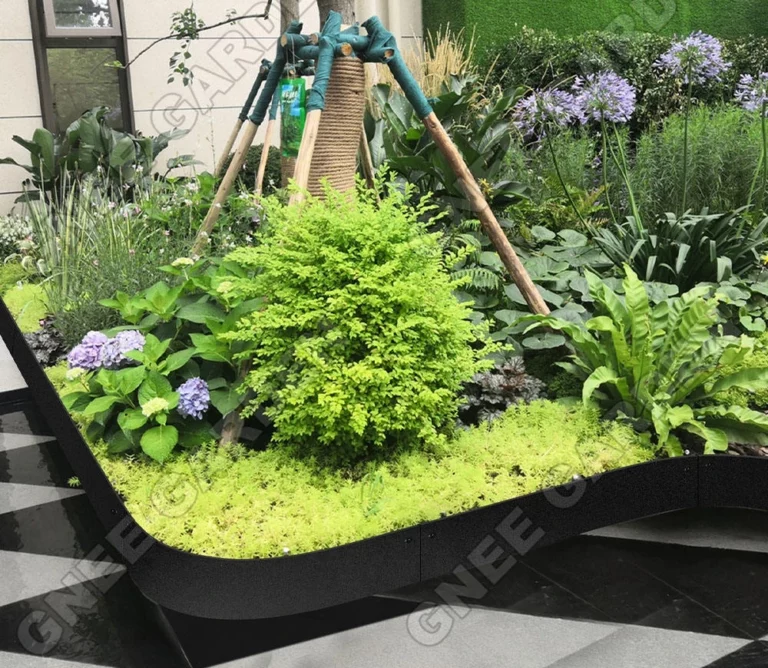 High Quality Galvanized Steel Garden Edging Landscape Edging Garden Decorative Corten Steel Garden Edging