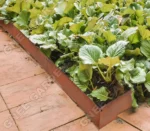 Corten Steel Lawn Edge Border Fence Garden Ornaments for Flower Beds and Lawns