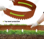 Corten Steel Lawn Edge Border Fence Garden Ornaments for Flower Beds and Lawns