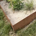 Corten Steel Lawn Edge Border Fence Garden Ornaments for Flower Beds and Lawns