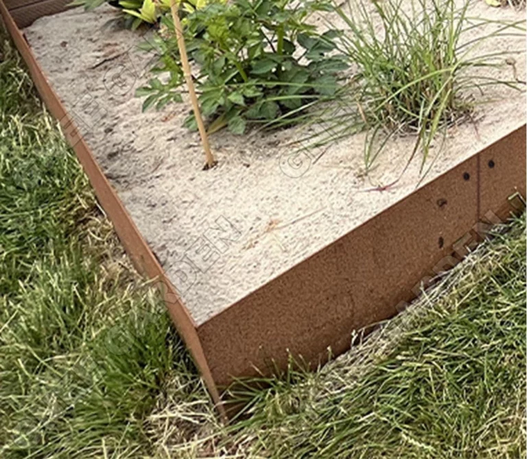 Corten Steel Lawn Edge Border Fence Garden Ornaments for Flower Beds and Lawns