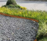 Corten Steel Lawn Edge Border Fence Garden Ornaments for Flower Beds and Lawns