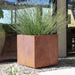 Outdoor Garden Corten Steel Products Large Metal Planter Pot