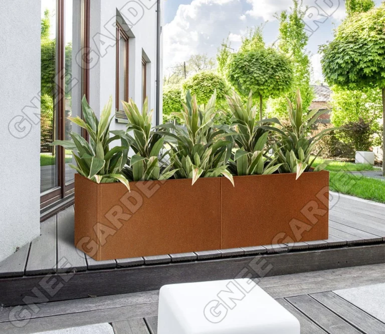 Decorative Corten Planter Box Corten Steel Large Planter Box
