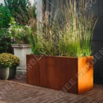 Decorative Corten Planter Box Corten Steel Large Planter Box