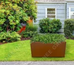 Decorative Corten Planter Box Corten Steel Large Planter Box