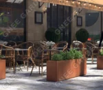 Decorative Corten Planter Box Corten Steel Large Planter Box