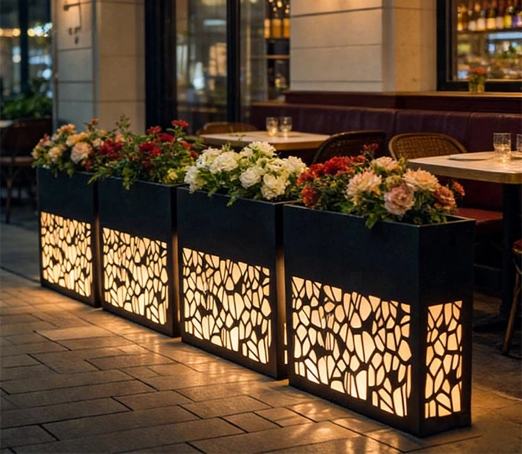 Garden Pots Outdoor Raised Garden Steel Outdoor Metal Planters