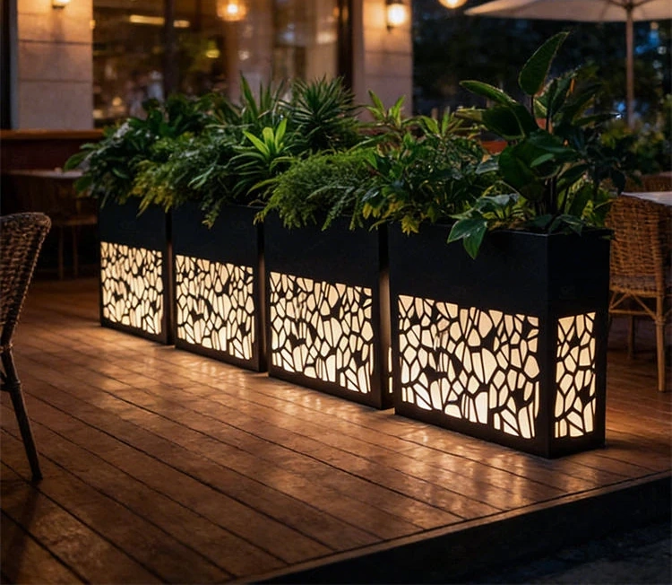 Garden Pots Outdoor Raised Garden Steel Outdoor Metal Planters
