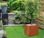 Corten Steel Outdoor Garden Planter Raised Garden Outdoor Corten Planters