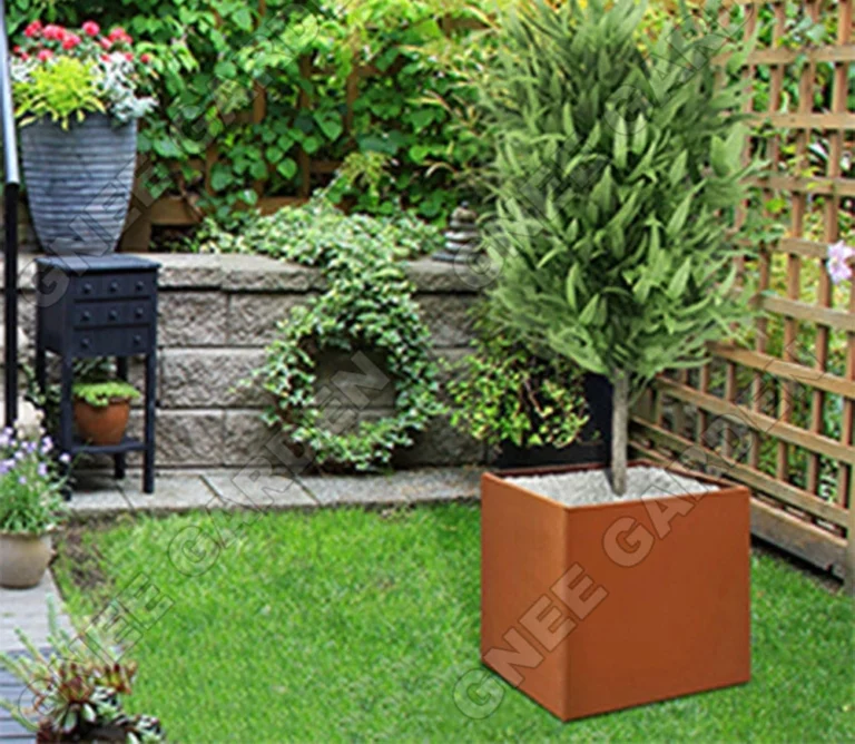 Corten Steel Outdoor Garden Planter Raised Garden Outdoor Corten Planters