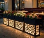 Corten Steel Outdoor Garden Planter Raised Garden Outdoor Corten Planters