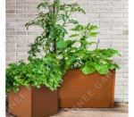 Corten Steel Outdoor Garden Planter Raised Garden Outdoor Corten Planters