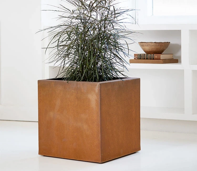 Outdoor Raised Corten Steel Rusted Eco-Friendly Home Garden Planters