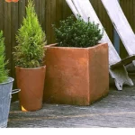 Outdoor Raised Corten Steel Rusted Eco-Friendly Home Garden Planters