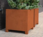 Outdoor Raised Corten Steel Rusted Eco-Friendly Home Garden Planters