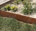 Corten Steel 4.5 Inch Garden Ornament Outdoor Decoration Metal Garden Fencing Edging 1pc Ornamental Metal Border