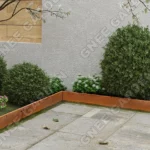 Garden Decoration Corten Steel Rusted Retaining Plate Edging Border Eco-Friendly Planter & Plant Liner for Outdoor Use