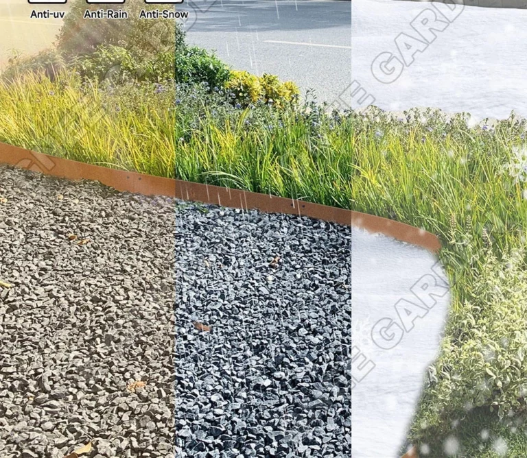 Garden Decoration Corten Steel Rusted Retaining Plate Edging Border Eco-Friendly Planter & Plant Liner for Outdoor Use